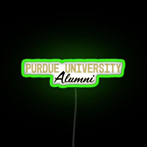 Purdue Alumni RGB Neon Sign
