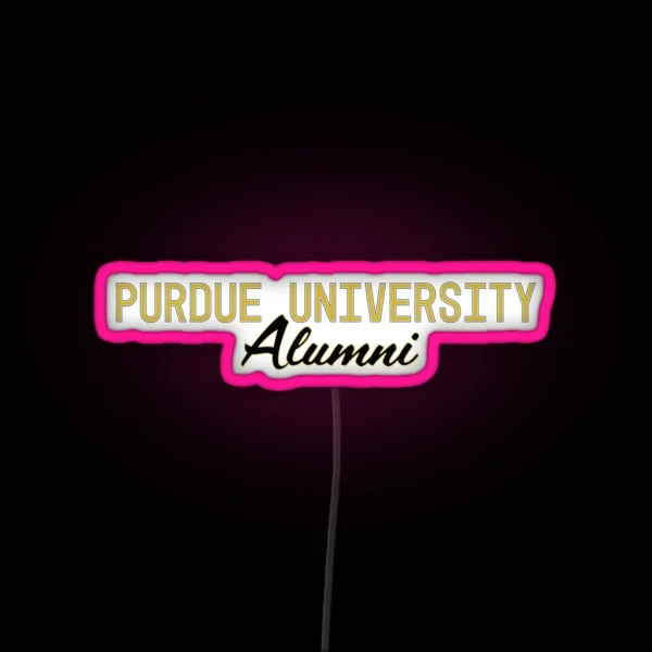 Purdue Alumni RGB Neon Sign
