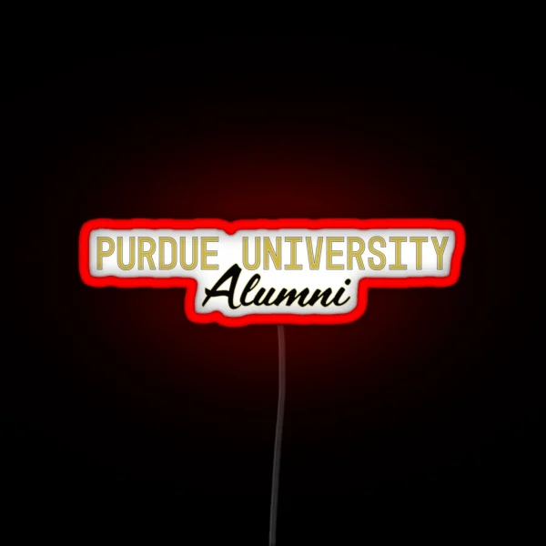 Purdue Alumni RGB Neon Sign