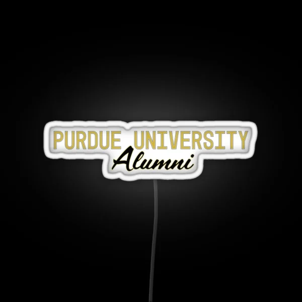 Purdue Alumni RGB Neon Sign