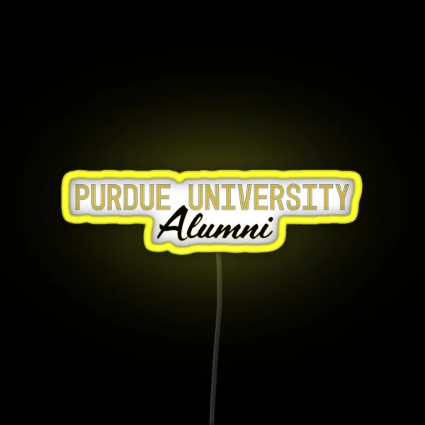 Purdue Alumni RGB Neon Sign
