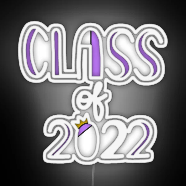 Purple Class Of 2022 RGB Neon Sign