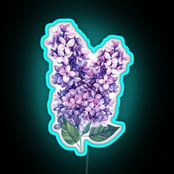 Purple Lilac RGB Neon Sign