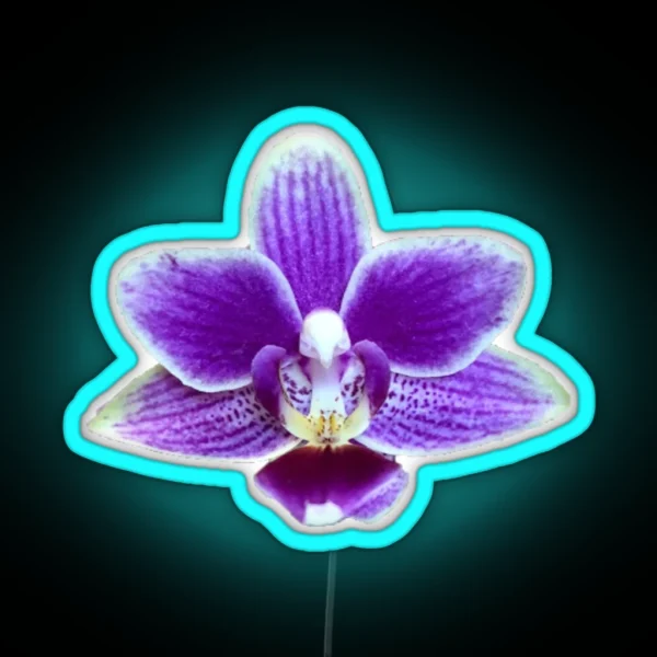 Purple Orchid RGB Neon Sign