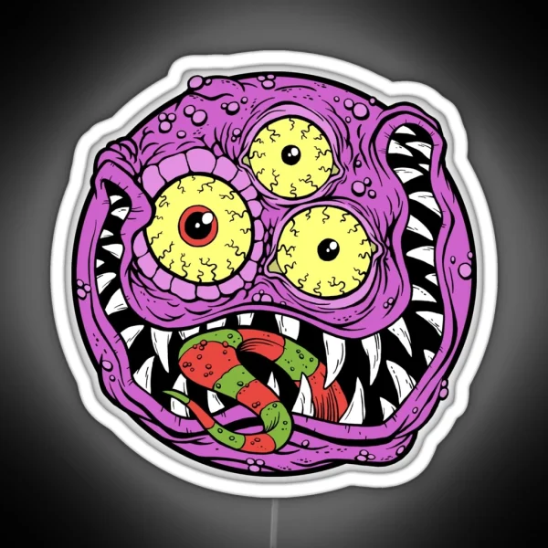 PURPLE PEOPLE EATER RGB Neon Sign