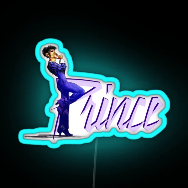 Purple Prince RGB Neon Sign