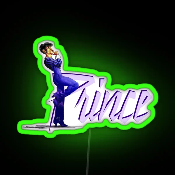 Purple Prince RGB Neon Sign