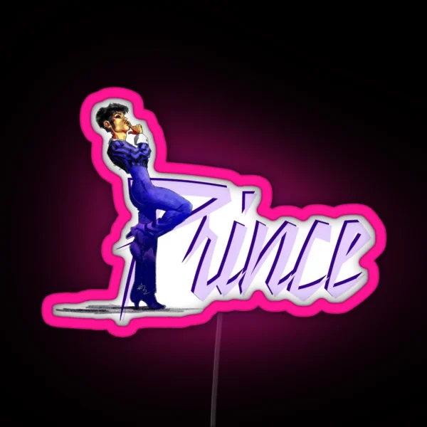Purple Prince RGB Neon Sign