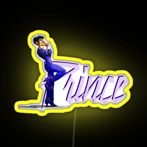 Purple Prince RGB Neon Sign
