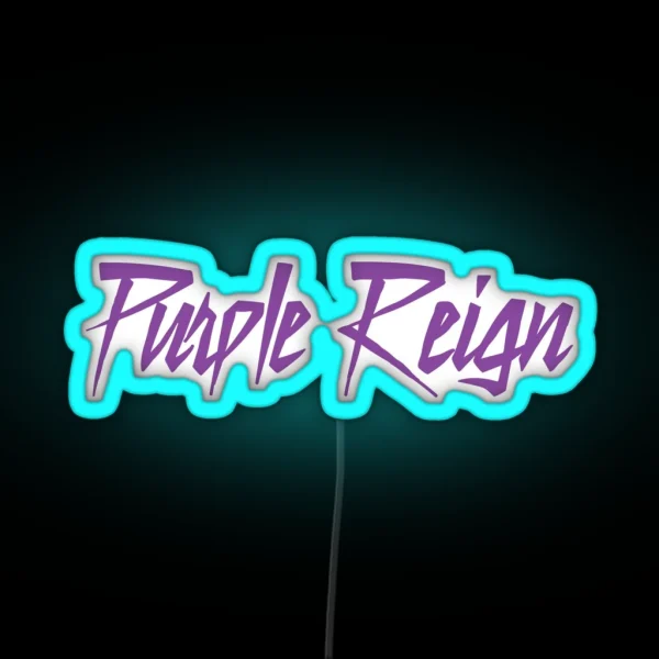 Purple Reign RGB Neon Sign