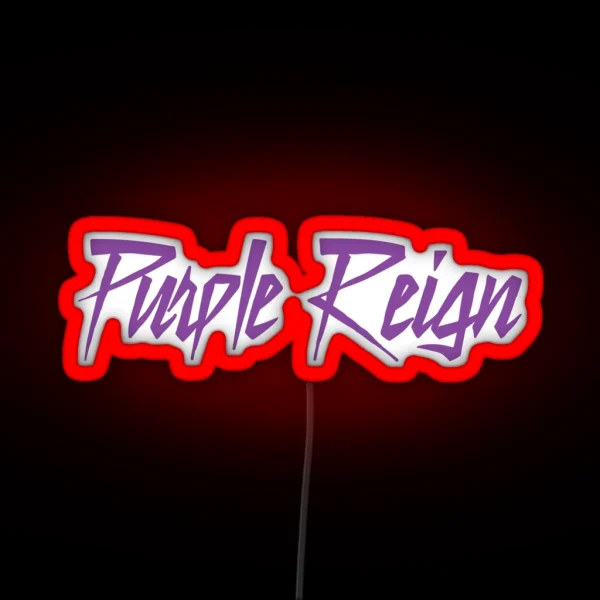 Purple Reign RGB Neon Sign