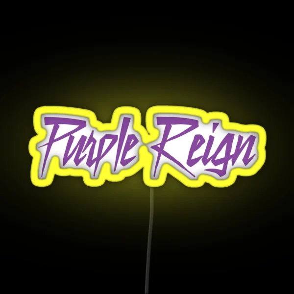 Purple Reign RGB Neon Sign