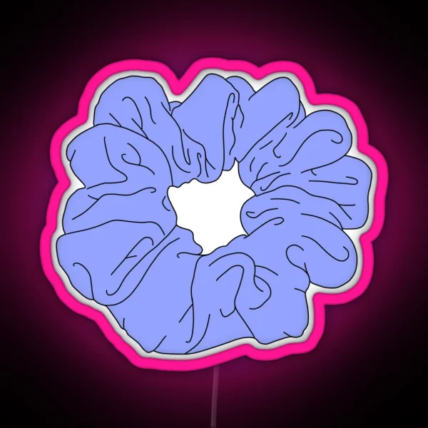 Purple Scrunchie Led RGB Neon Sign