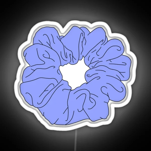 Purple Scrunchie Led RGB Neon Sign