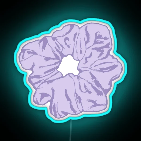 Purple Scrunchie RGB Neon Sign