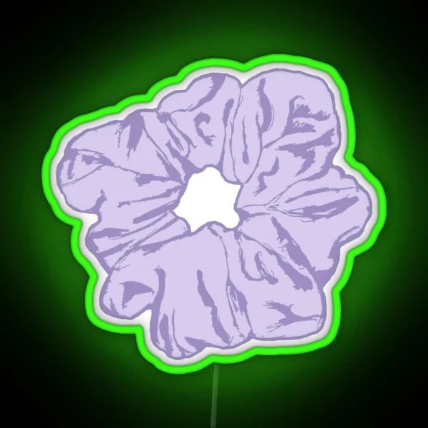 Purple Scrunchie RGB Neon Sign
