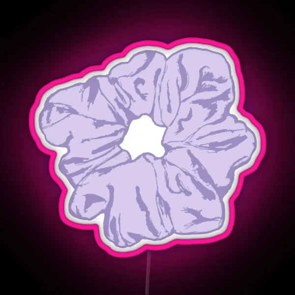 Purple Scrunchie RGB Neon Sign