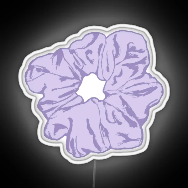 Purple Scrunchie RGB Neon Sign