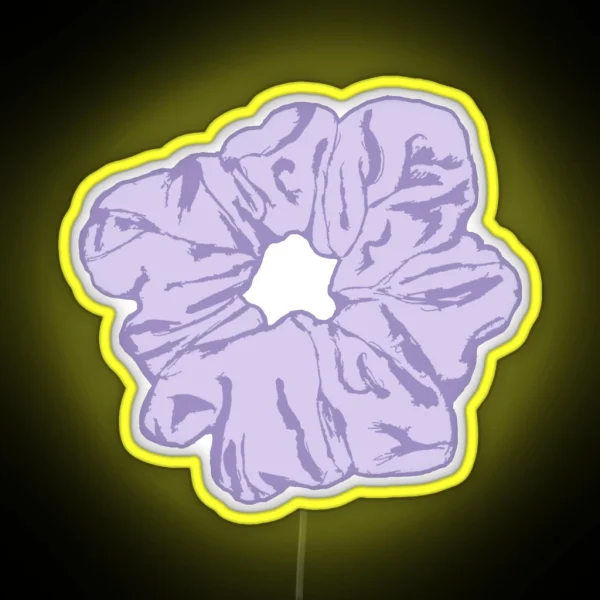 Purple Scrunchie RGB Neon Sign