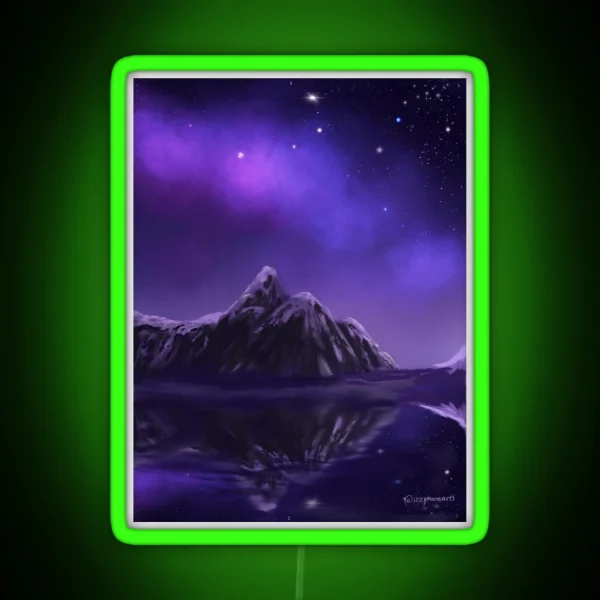Purple Solitude RGB Neon Sign