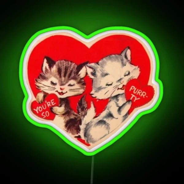 Purrty RGB Neon Sign