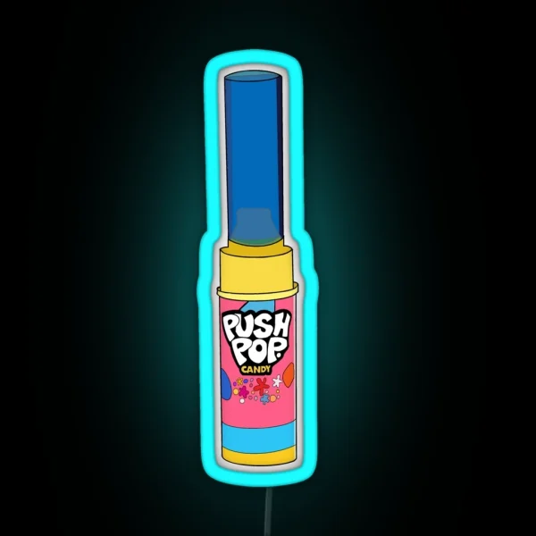 PUSH POP RGB Neon Sign