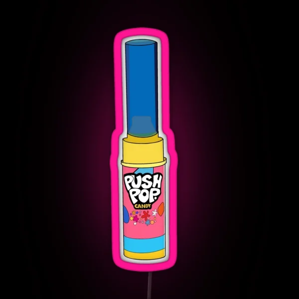 PUSH POP RGB Neon Sign