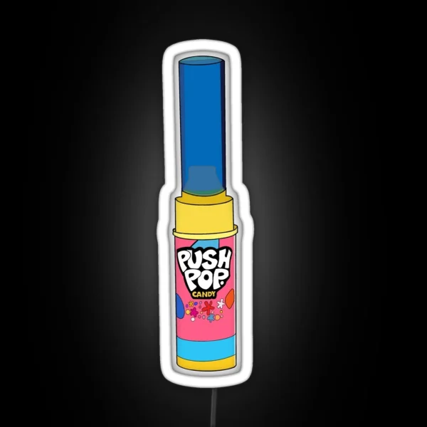 PUSH POP RGB Neon Sign