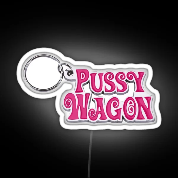 Pussy Wagon Lady Gaga And Beyonce Telephone RGB Neon Sign