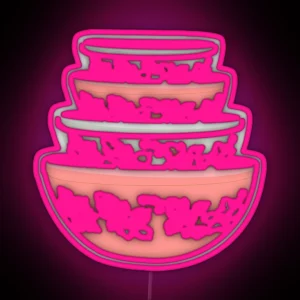 Pyrex Pink Gooseberry Bowl RGB Neon Sign