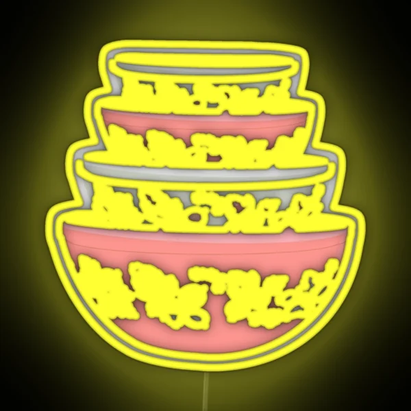 Pyrex Pink Gooseberry Bowl RGB Neon Sign