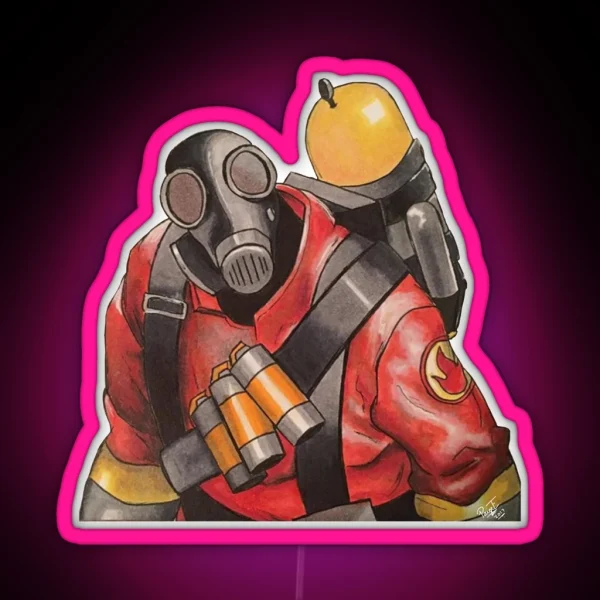 Pyro RGB Neon Sign
