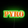 Vibrant Pyro RGB Neon Light Sign for Modern Home Decor