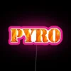 Vibrant LED neon sign with customizable color changing effects