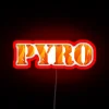Vibrant colorful glow with customizable RGB settings and pyro graphics