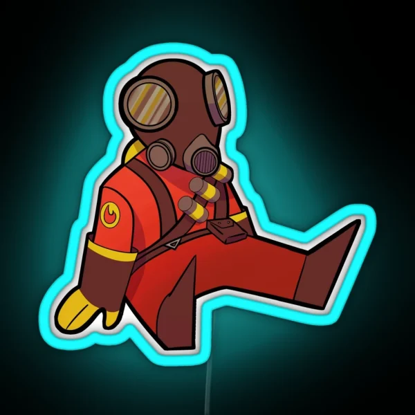 Pyro Sit RGB Neon Sign