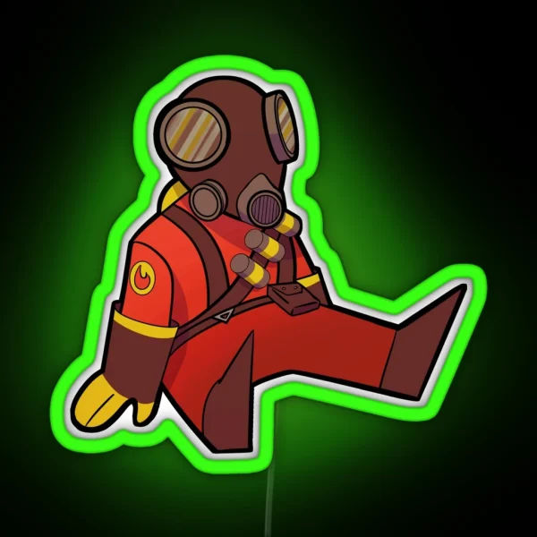 Pyro Sit RGB Neon Sign