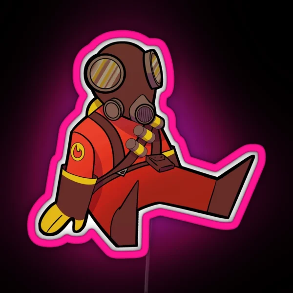 Pyro Sit RGB Neon Sign