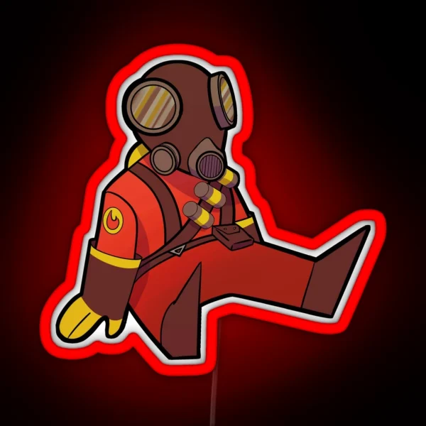 Pyro Sit RGB Neon Sign