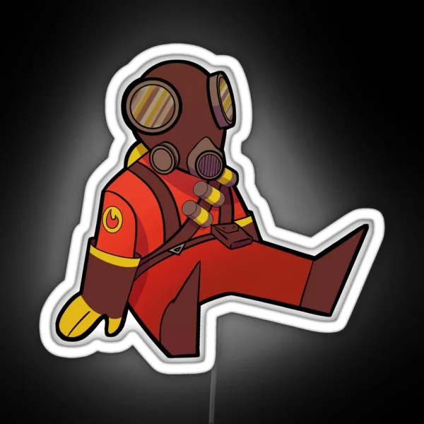 Pyro Sit RGB Neon Sign
