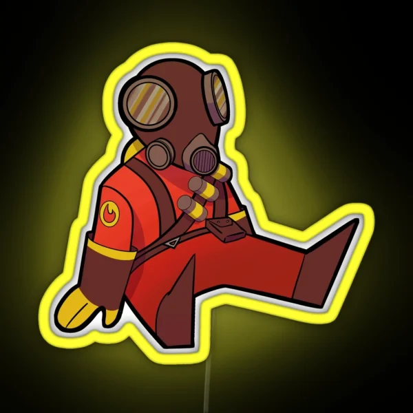 Pyro Sit RGB Neon Sign