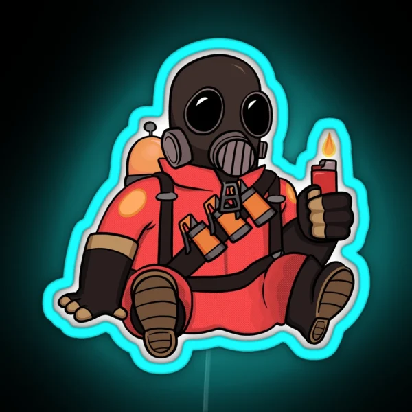 Pyro TF2 Led RGB Neon Sign