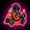 Customizable Team Fortress 2 themed RGB neon canvas digital display.