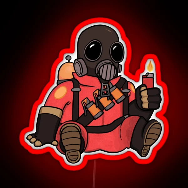Pyro TF2 Led RGB Neon Sign