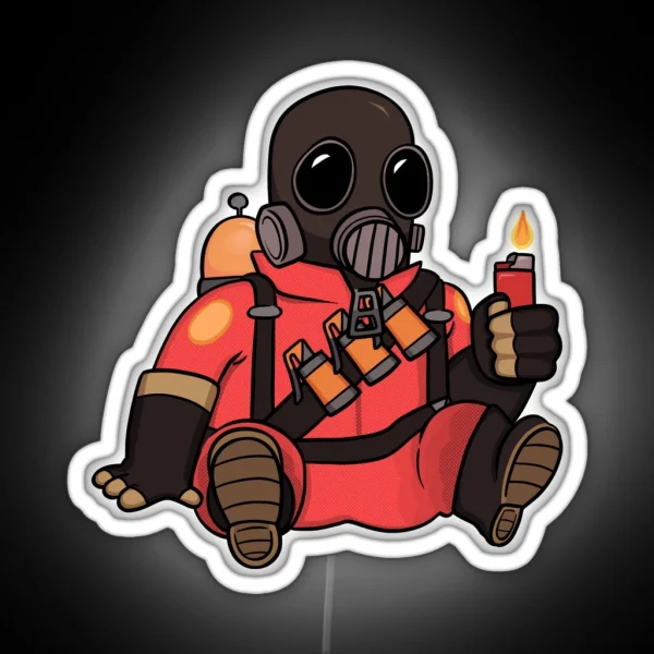 Pyro TF2 Led RGB Neon Sign