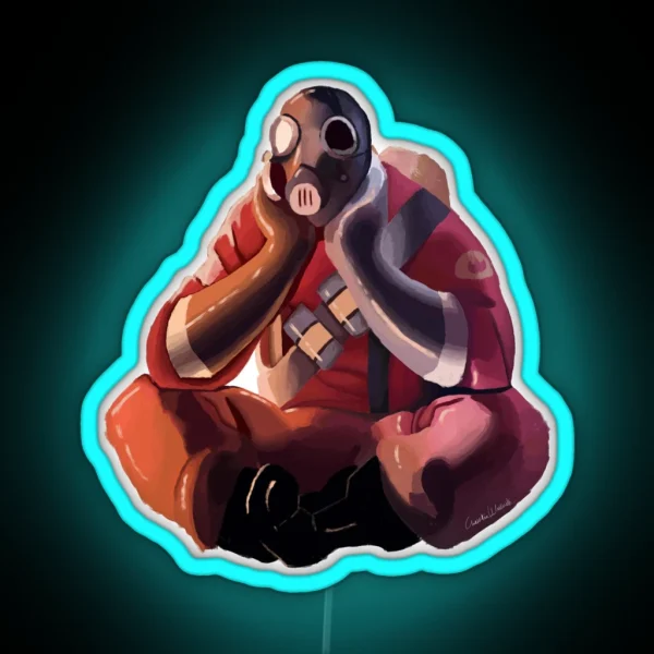 Pyro Without Background RGB Neon Sign
