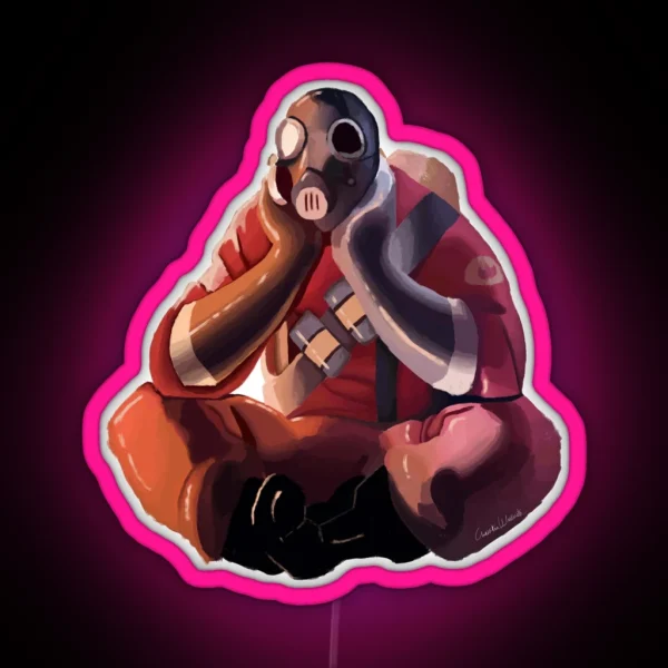 Pyro Without Background RGB Neon Sign