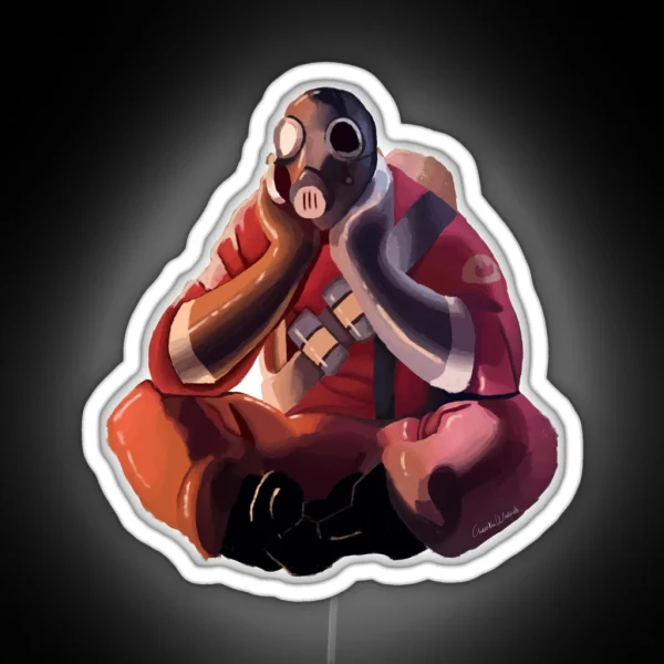 Pyro Without Background RGB Neon Sign