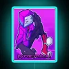 Vibrant Neon Art Decor Wall Sign in RGB Color Options
