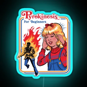Pyrokinesis For Beginners RGB Neon Sign